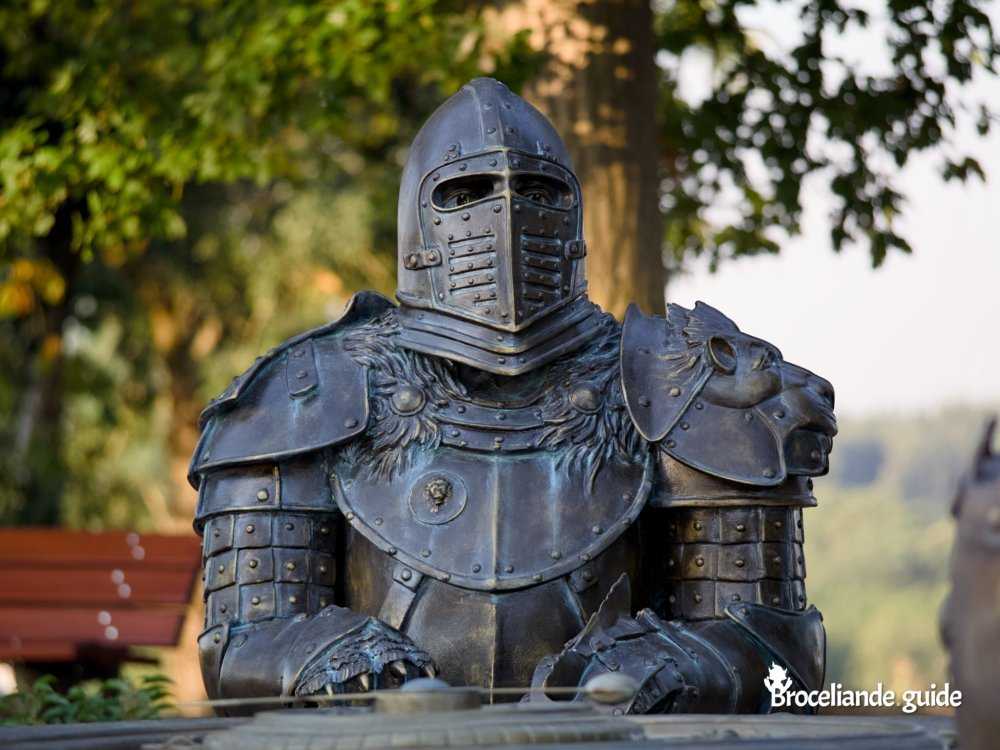 Statue du chevalier Yvain