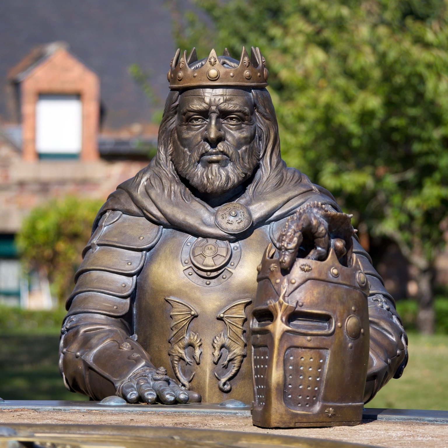 Statue du Roi Arthur - Photo Philippe Boussin