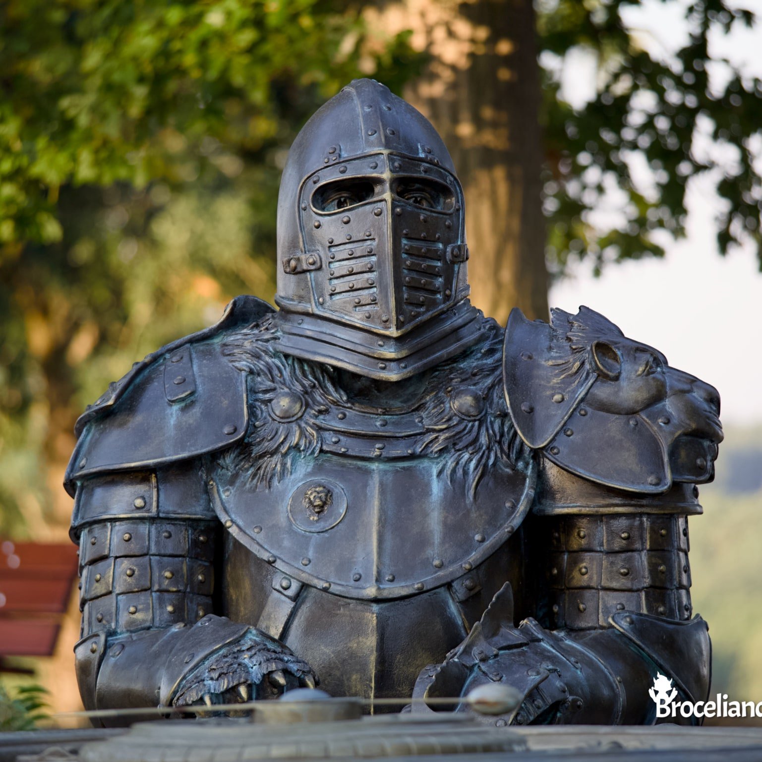 Statue du chevalier Yvain