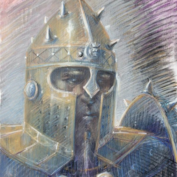 Croquis Chevalier Gauvain par Michael Thomazo