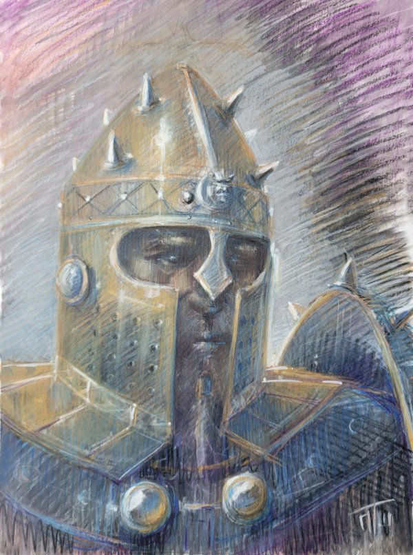 Croquis Chevalier Gauvain par Michael Thomazo
